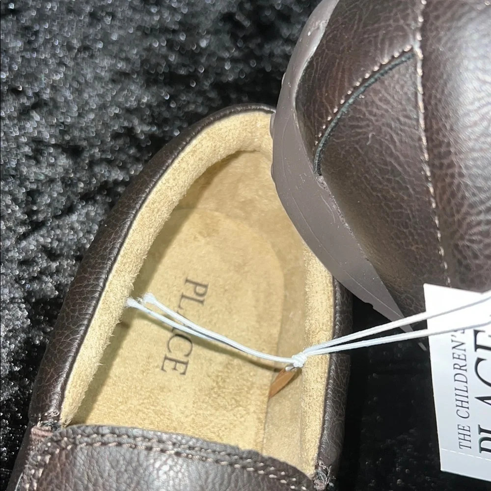 NWT The Children's Place Brown Moccasin Slip-On Shoes $20